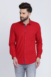 Men Red Shirt
