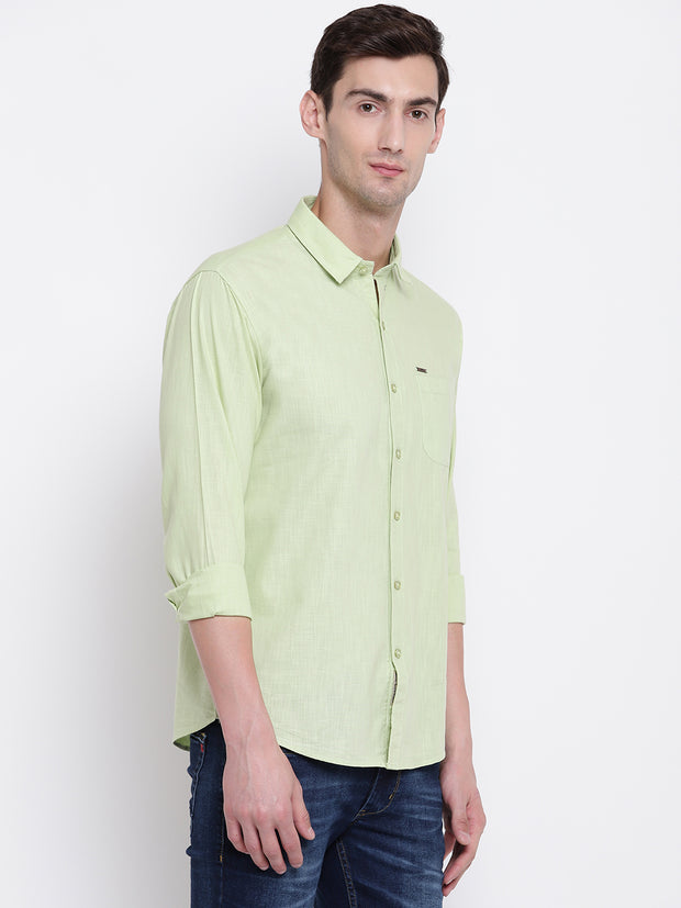 Cotton Green Casual Button-down Front Shirt