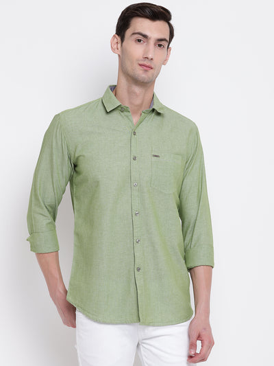 Mens Green Shirt