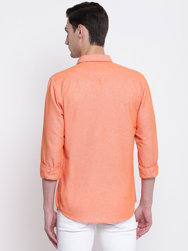 Mens Orange Shirt