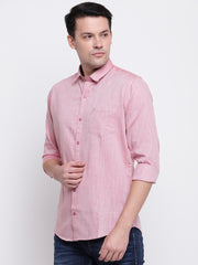 Mens Dark Pink Shirt