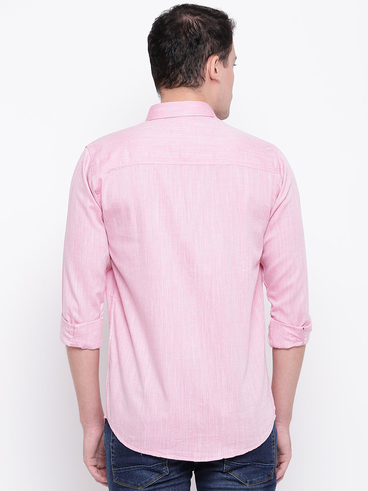 Mens Pink Shirt
