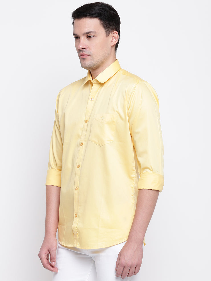 Mens Yellow Shirt